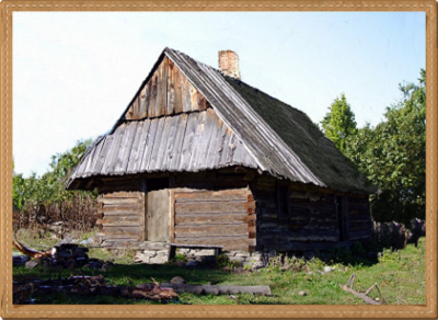 Dranice i słoma na dachu