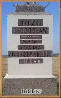 Adam Zgleczewski - napis